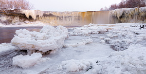 Jägala joa kaunid jääskulptuurid