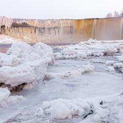 Jägala joa kaunid jääskulptuurid