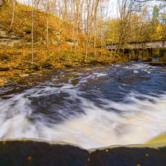   Nõmmeveski juga sügisel